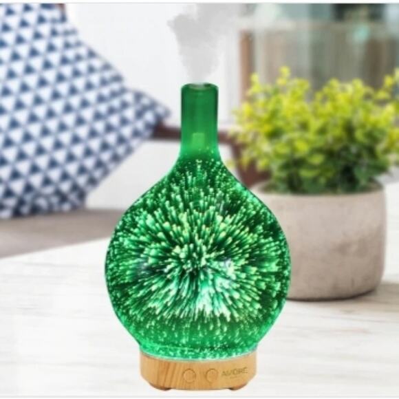 3D CHANGING LED LIGHTS AROMATHERAPY ESSENTIAL OIL DIFFUSER - Picture 3 of 8